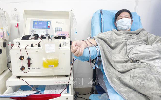 Việt Nam sẽ nghiên cứu dùng huyết tương điều trị bệnh nhân Covid-19 - Ảnh 1. Việt Nam sẽ nghiên cứu dùng huyết tương điều trị bệnh nhân Covid-19 - Ảnh 1.