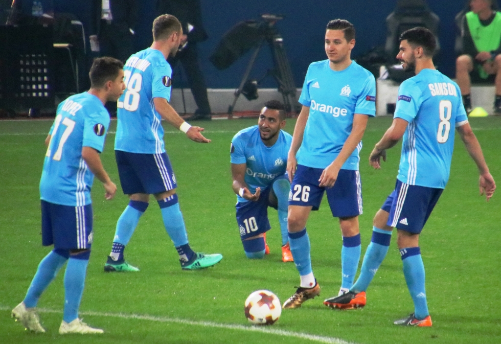 chung ket europa league marseille atletico madrid vinh quang co tro lai phap