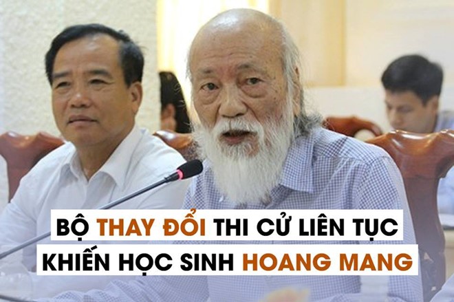 bo gddt thay doi lien tuc khien hoc sinh hoang mang