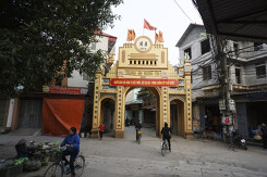 Thông điệp đặc biệt trên những cổng làng ngoại thành Hà Nội