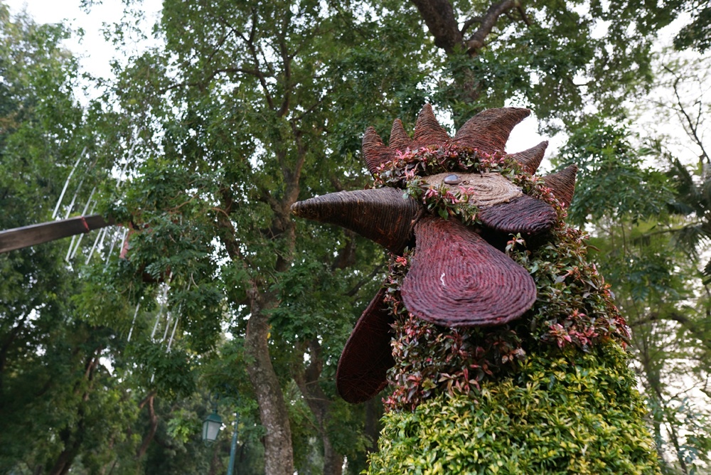ngam 12 con giap lam bang cay hoa don tet mau tuat o ha noi