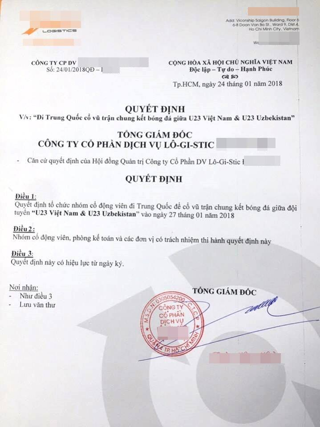 mot cong ty sai gon choi banh bao nhan vien di trung quoc co vu u23