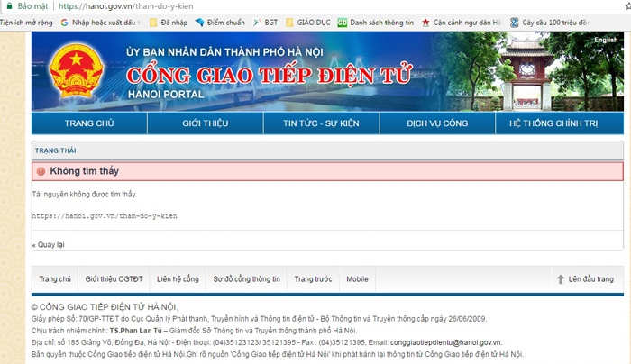 so thong tin ha noi bat ngo khoa muc lay y kien ve loa phuong