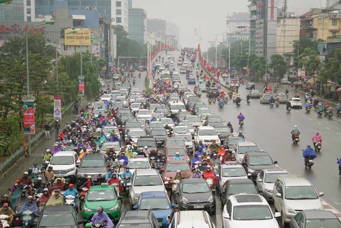 ha noi co the cam nhieu loai xe o noi do gio cao diem