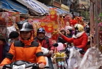 lang tranh dong ho tren duong hoa than lang vang ma
