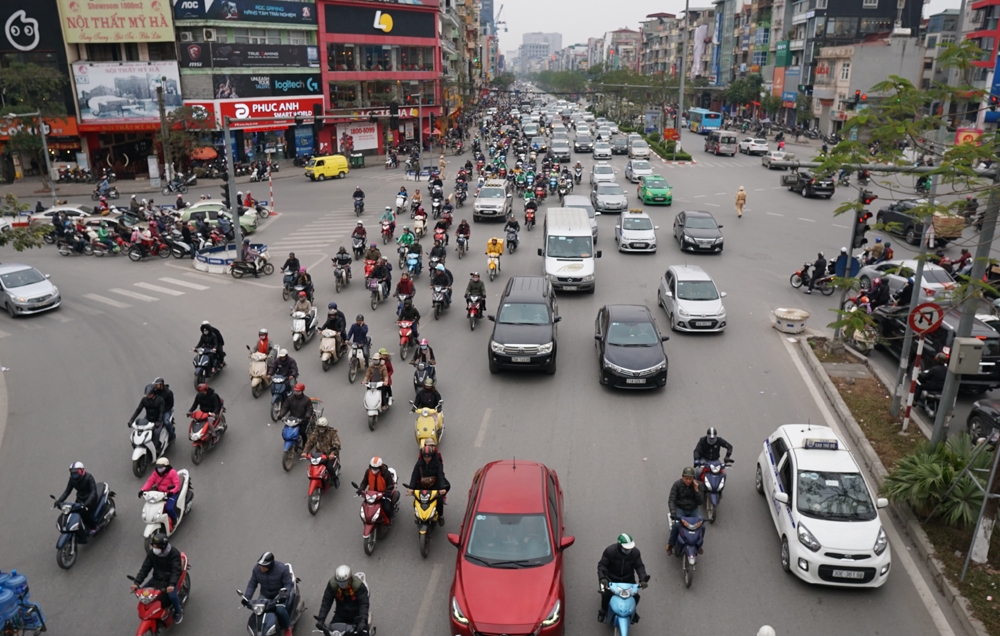 Ùn tắc khắp nơi ở Thủ đô trong những ngày cận Tết Nguyên đán un tac khap noi o thu do trong nhung ngay can tet nguyen dan