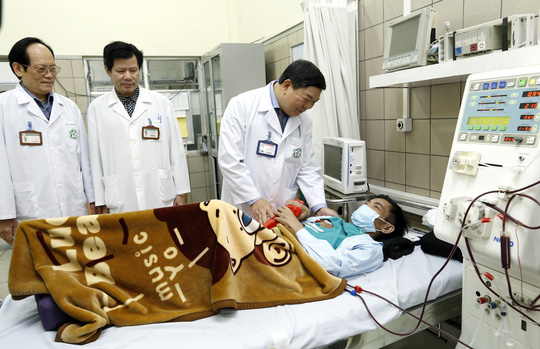 benh nhan nhan li xi an mien phi cung nguoi nha tai benh vien