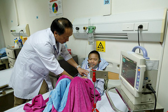 benh nhan nhan li xi an mien phi cung nguoi nha tai benh vien