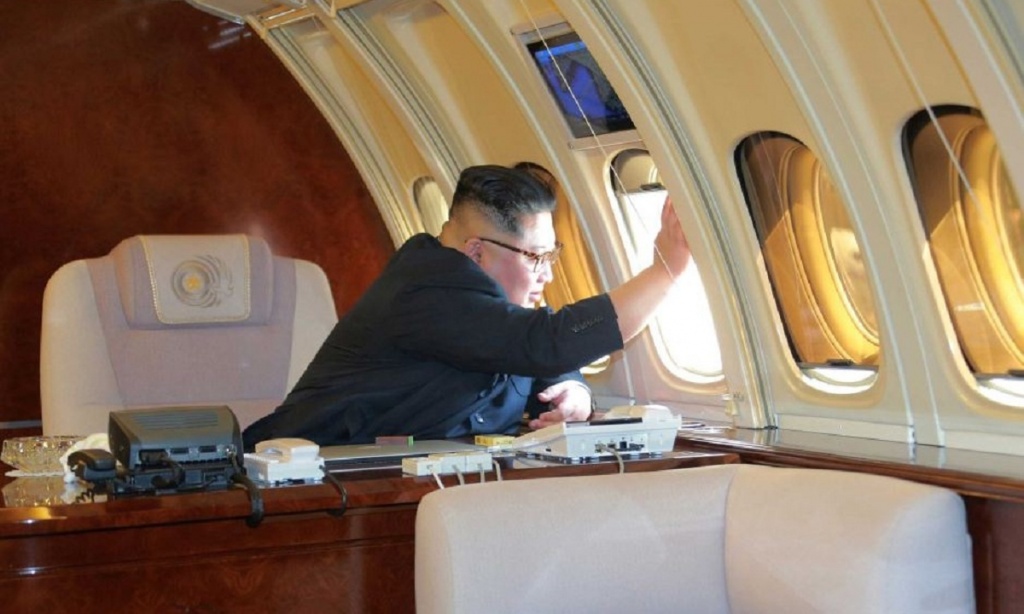 dan may bay phuc vu kim jong un trong cac chuyen cong du