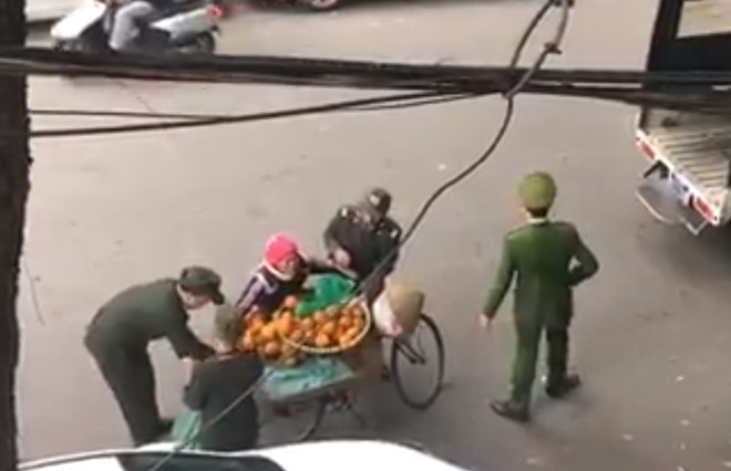 lanh dao phuong noi gi ve clip tich thu hoa qua cua nguoi ban rong