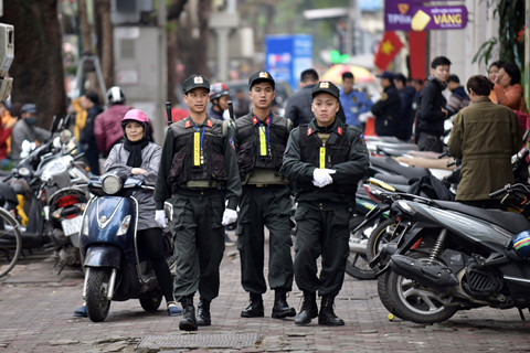 hoi nghi trump kim an ninh tang cuong tai nhieu khu vuc o ha noi