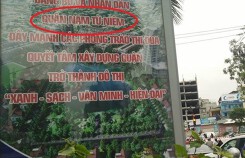 'Biển hiệu ngọng' ở Nam Từ Liêm: Đơn vị quảng cáo tự ý làm