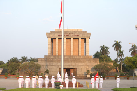 Lễ thượng cờ rủ Quốc tang nguyên Thủ tướng Phan Văn Khải tại quảng trường Ba Đình le thuong co ru quoc tang nguyen thu tuong phan van khai tai quang truong ba dinh