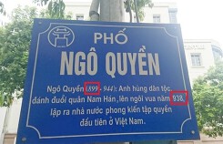 'Bảng tên đường có thể ghi sai năm sinh Ngô Quyền': Sở Văn hóa Hà Nội nói gì?