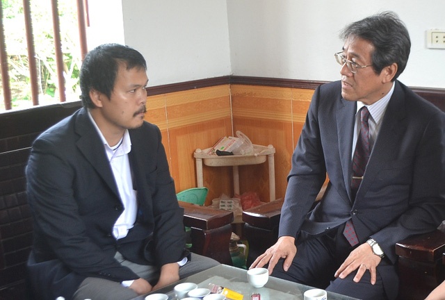 dai su nhat ban den gia dinh be gai nguoi viet bi sat hai noi loi xin loi