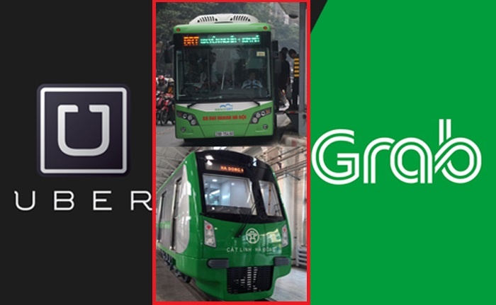 uber grab brt va metro la 4 doi thu moi cua taxi truyen thong