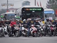 pho phuong ha noi ruc ro co do sao vang mung ngay thong nhat