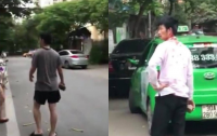 chuyen tai xe taxi bi choang gach sang benh vien viet duc dieu tri