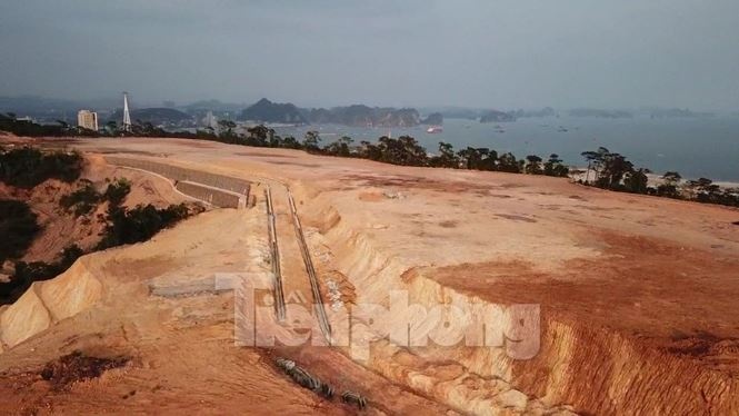 Tận thấy những ngọn đồi 'trọc đầu' vì dự án ở Hạ Long tan thay nhung ngon doi troc dau vi du an o ha long