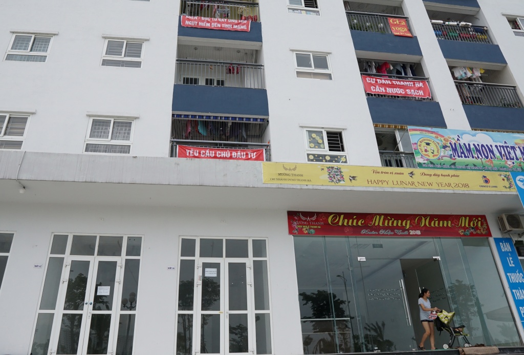 chung cu bac ty o kdt thanh ha cang bang ron do ruc vi can nuoc ban