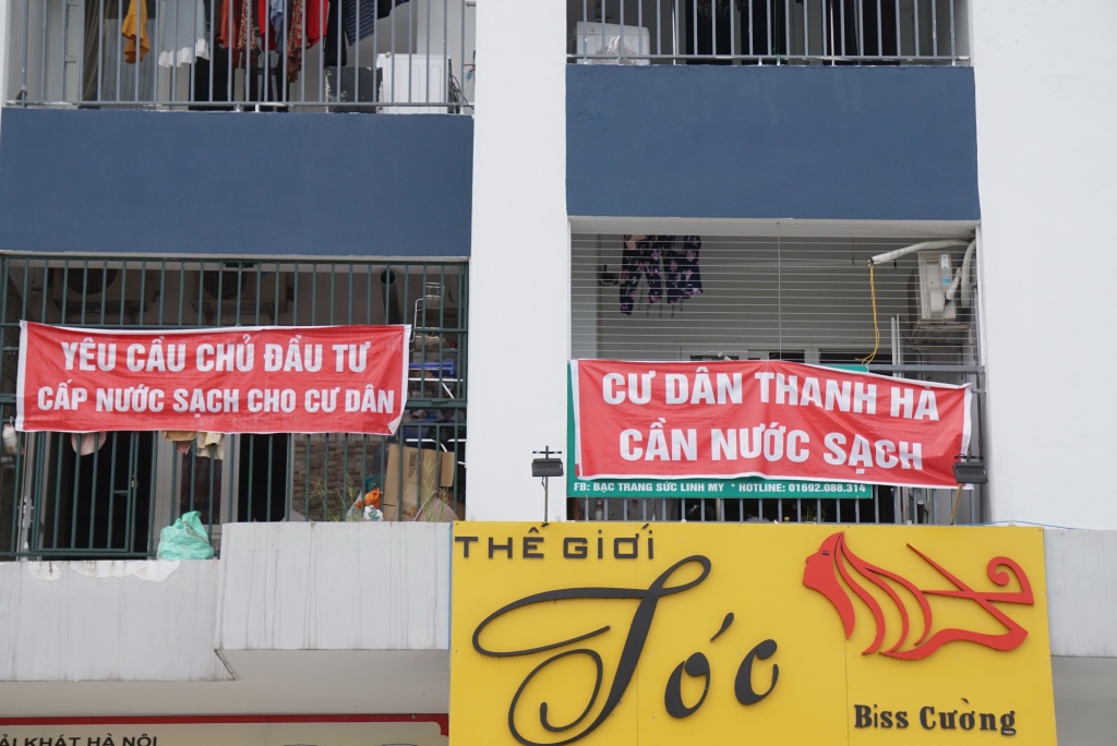 chung cu bac ty o kdt thanh ha cang bang ron do ruc vi can nuoc ban