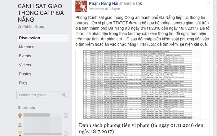csgt da nang beu ten hon 6000 phuong tien vi pham len facebook