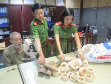 Cận cảnh lượng ngà voi 'khủng' vừa bị Công an TP Hà Nội thu giữ