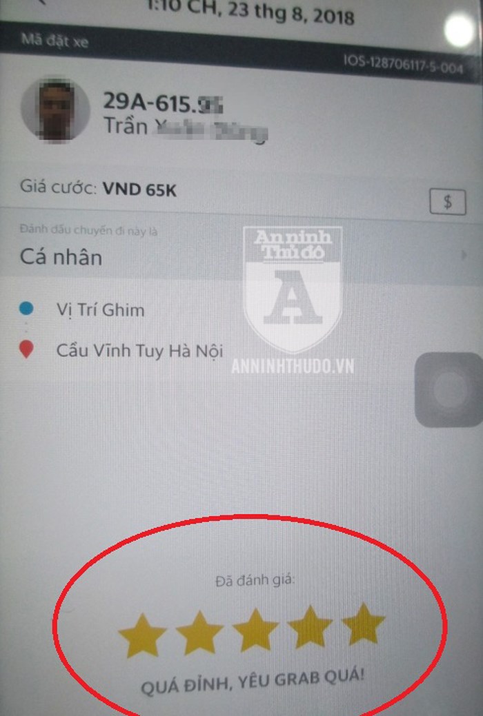 ha noi nu sinh to cao lai xe grab so dui sam so o noi vang ve