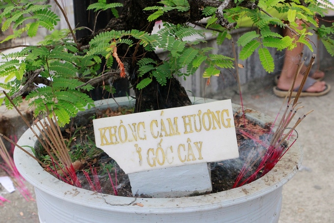 nguoi dan hue cam huong tren chai nuoc khi di le