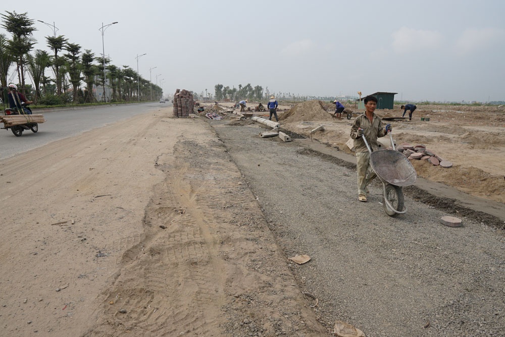 dan phoi thoc trong rau tren duong bt 5000 ti qua 4 quan huyen cua ha noi