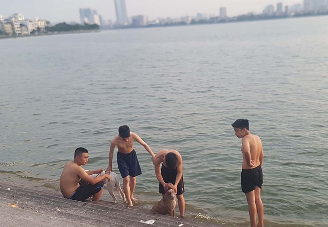 nguoi dan do ra ho tay tam mac ca chet boc mui tanh nong