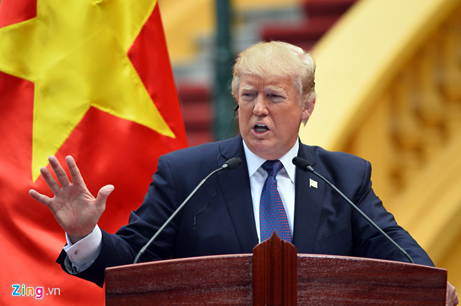 toan van phat bieu cua tong thong trump tai phu chu tich