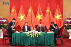 Việt Nam - Trung Quốc đã ký những văn gì trong chuyến thăm của ông Tập Cận Bình?