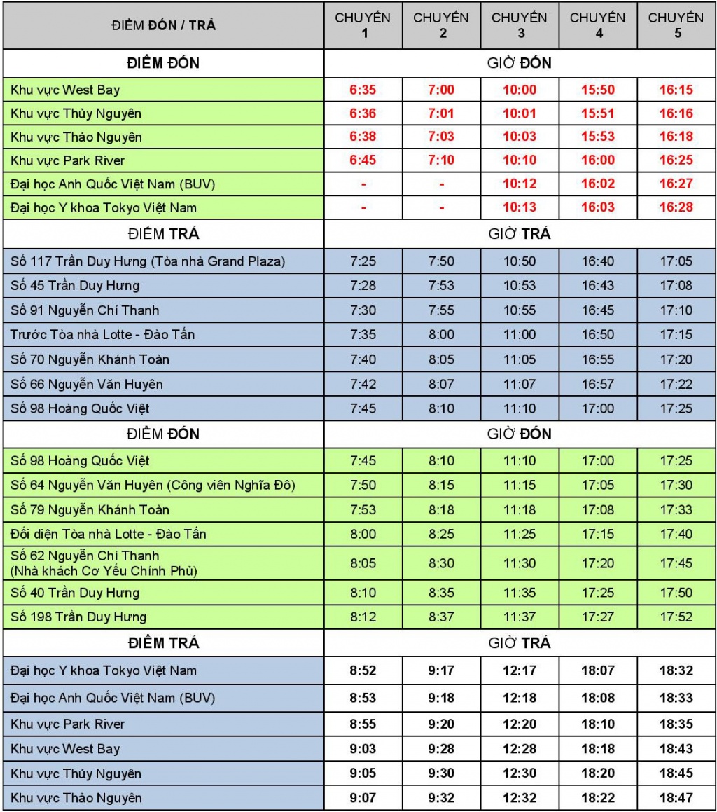 xe buyt ha noi huong dan chi tiet xe buyt di ecopark