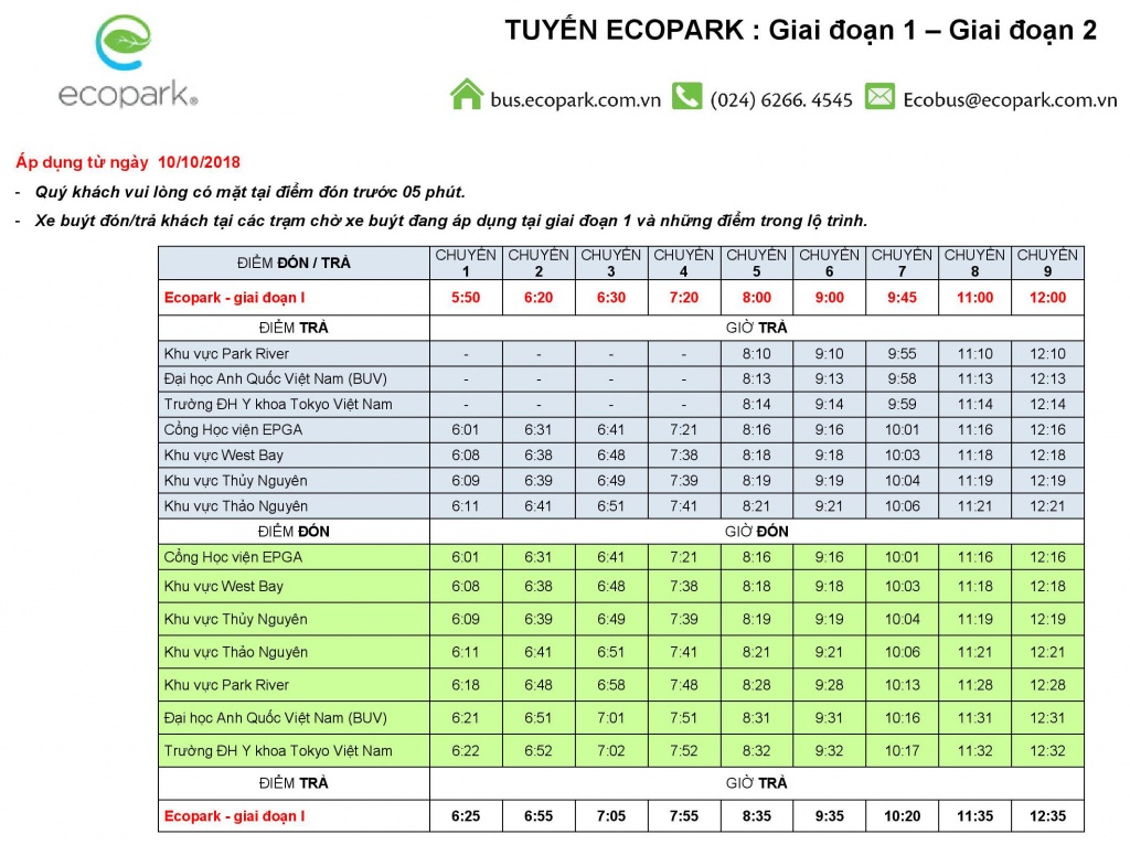 xe buyt ha noi huong dan chi tiet xe buyt di ecopark