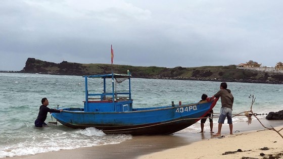 dao phu quy hung bao so 9 vao sang mai nhieu tau ca dang trong vung nguy hiem