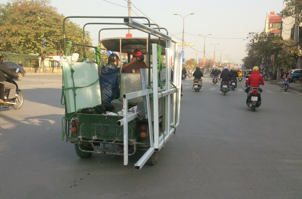ha noi xe ba banh cho hang cong kenh lai dieu pho