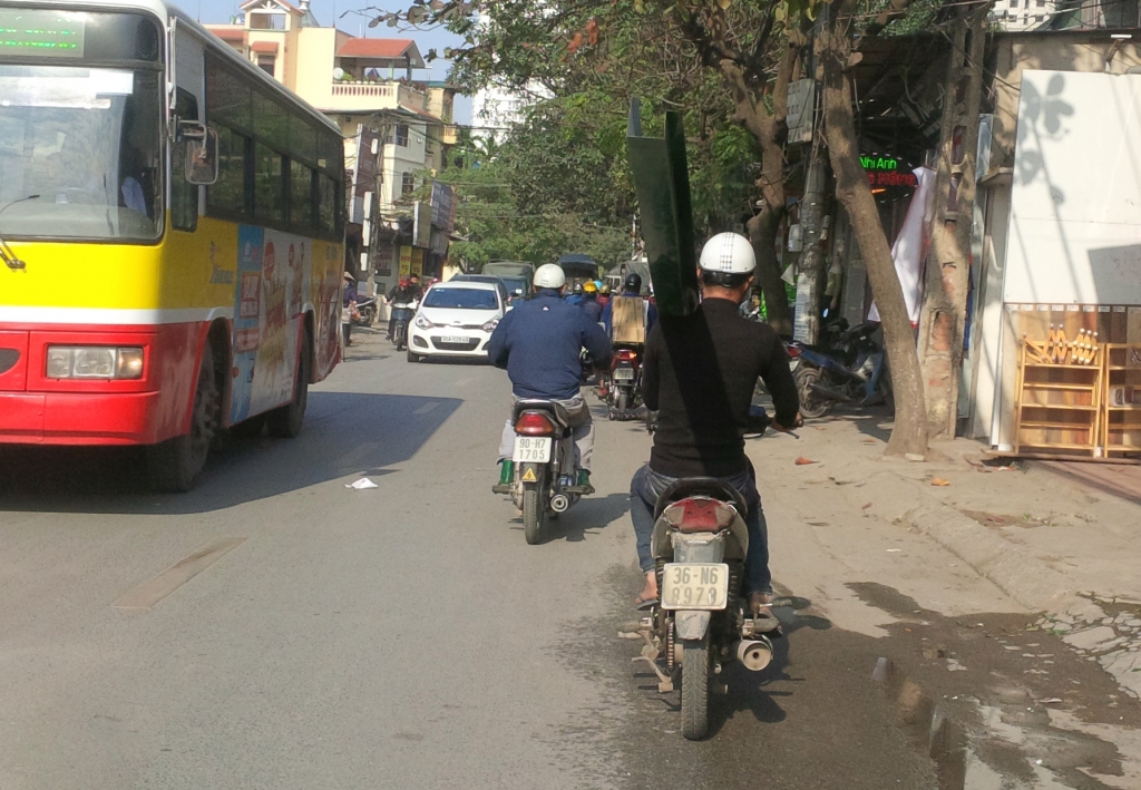 ha noi xe ba banh cho hang cong kenh lai dieu pho