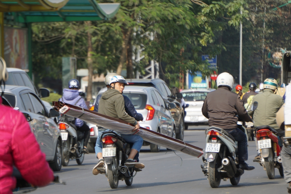 ha noi xe ba banh cho hang cong kenh lai dieu pho
