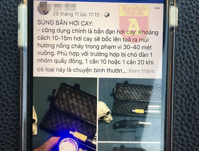 triet xoa dai ly chuyen ban vu khi cong cu ho tro tren mang xa hoi