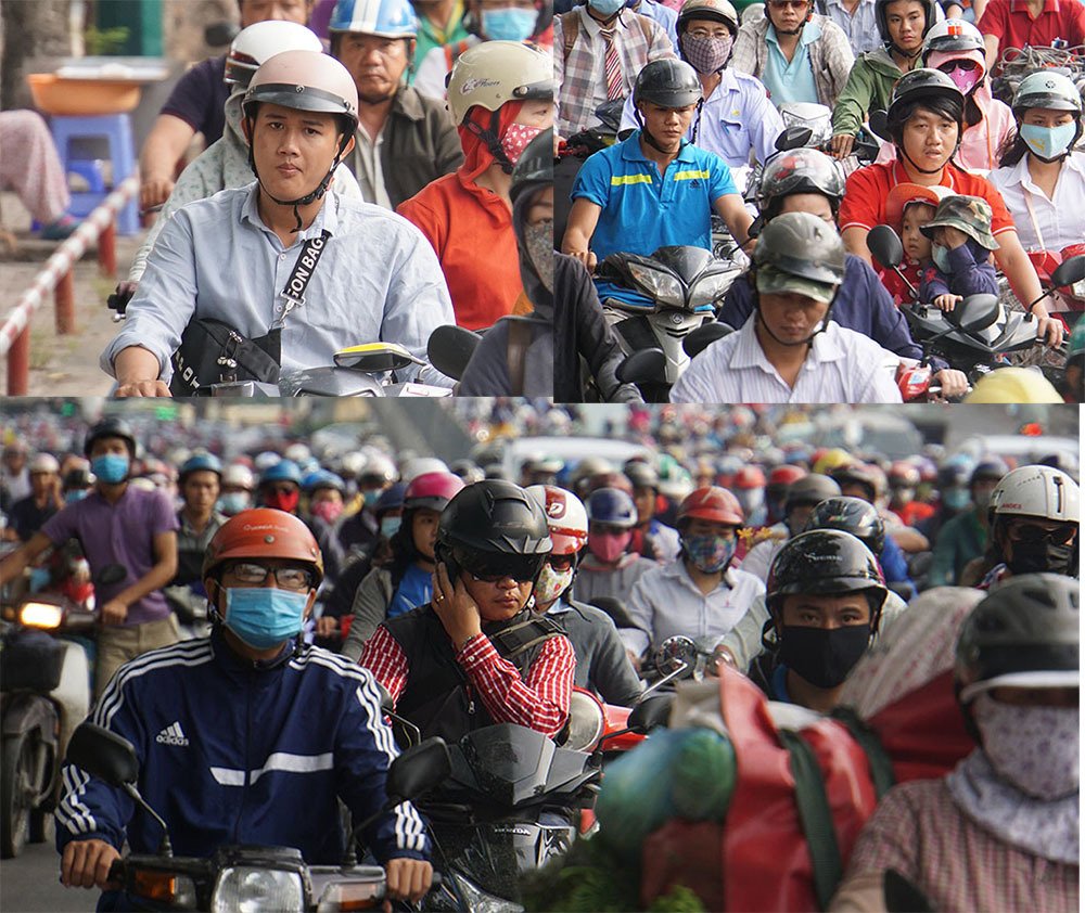 cua ngo san bay tan son nhat ket xe cung ngac