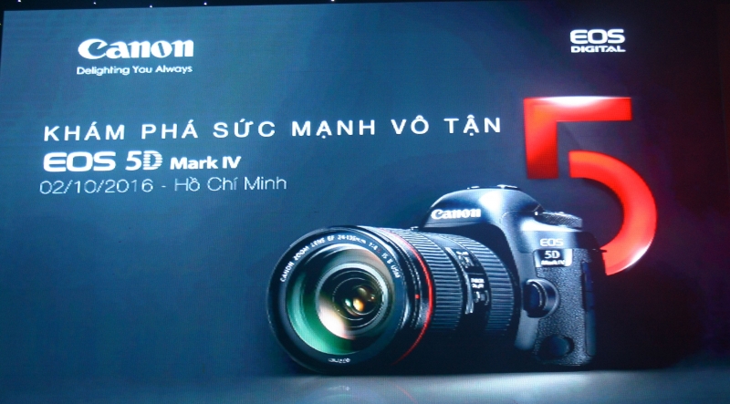 Canon EOS 5D Mark IV chính thức được bán tại Việt Nam