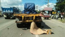 Thiếu uý Cảnh sát hình sự tử vong sau cú va chạm với xe container