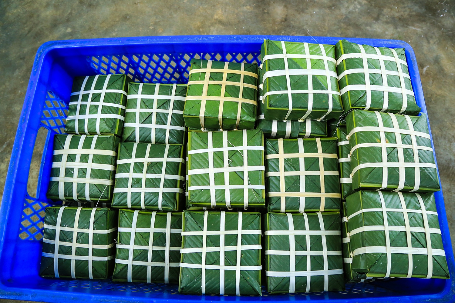 lang banh chung mien nam hoi ha goi banh phuc vu tet mau tuat 2018