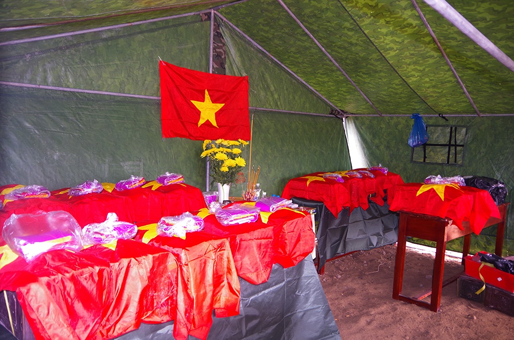 tim thay hang chuc hai cot liet si hy sinh trong tran danh an dien nam 1974
