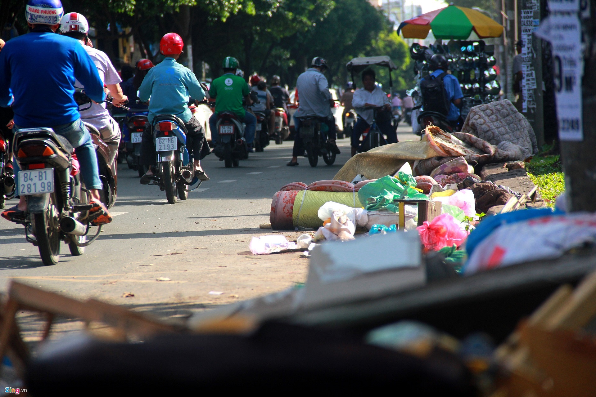 duong sai gon ngap rac boc mui hoi thoi