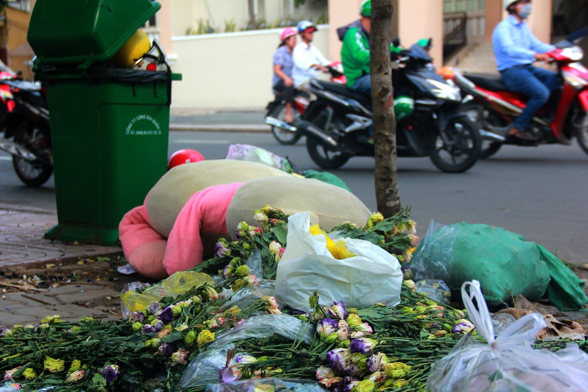 duong sai gon ngap rac boc mui hoi thoi