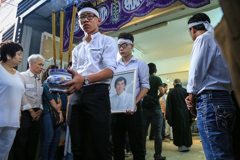 gia dinh gioi nghe si tien biet minh thuan