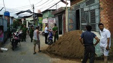 Mới làm được một ngày, phụ hồ đã rơi từ trên tầng xuống đất tử vong