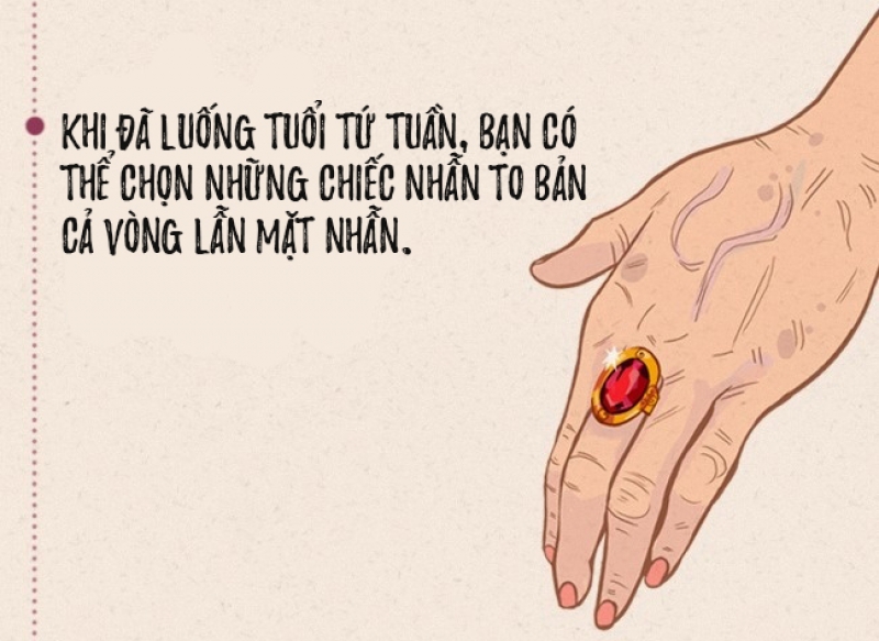 so tay deo nhan dung cach cho moi co gai